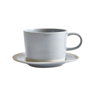 FAIRMONT AND MAIN LTD Low Sky Mug & Saucer (Set of 4)