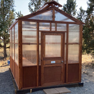 NW GREEN PANELS Premium Package 8'7'' W x 16'7'' D Greenhouse Kit