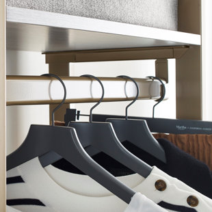 MARTHA STEWART California Closets® The Everyday System™ Wood Non-Slip Hangers for Dress/Shirt/Sweater (Set of 20)