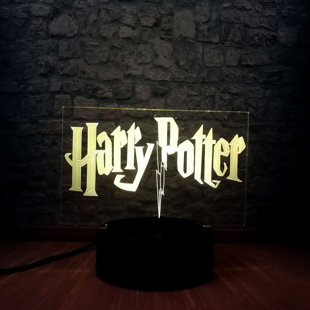 FLASH POPUP Harry Potter Logo Illusion Night Light