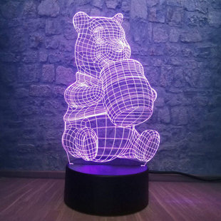 FLASH POPUP Winnie the Pooh Illusion Night Light