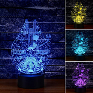 FLASH POPUP Millennium Falcon Illusion Night Light