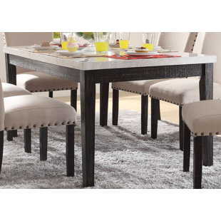 HOUSE OF HAMPTON® Volpe Marble Dining Table