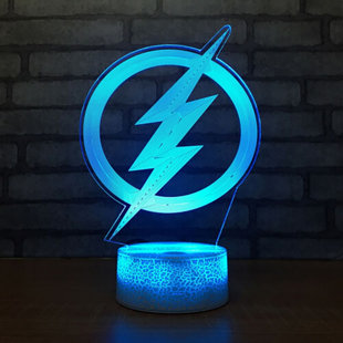 FLASH POPUP The Flash Logo Illusion Night Light