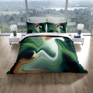 DEJA BLUE STUDIOS Abstract Duvet Cover Set