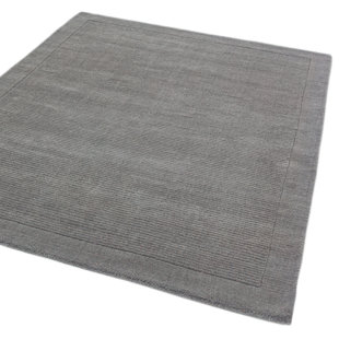 TRENT AUSTIN DESIGN Handgefertigter Teppich Abernethy aus Wolle in Grau