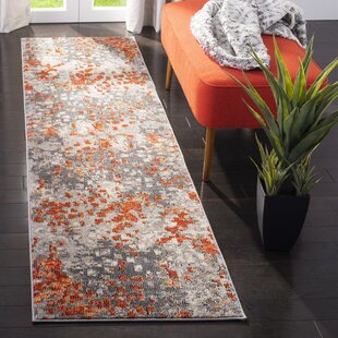 TRENT AUSTIN DESIGN Teppich Rolling Hills in Grau/Orange