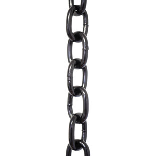 RCH SUPPLY COMPANY Oval Link Fixture Chain Break (3 Feet)