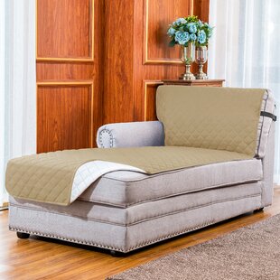 SUBRTEX Box Cushion Chaise Lounge Slipcover