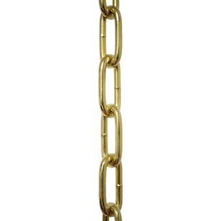 RCH SUPPLY COMPANY Decorative Standard Link Chandelier Chain 10 Feet