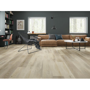 CHRISTINA & SON Old Town 8" x 48" x 12mm Oak Laminate Flooring