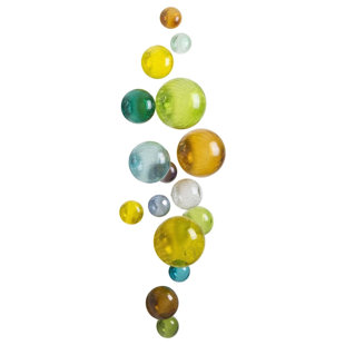 WORLDLY GOODS TOO Handmade Abstract Wall Decor on Glass