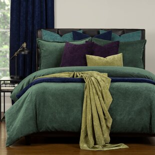 SISCOVERS Velvet Channel Duvet Cover & Insert Set