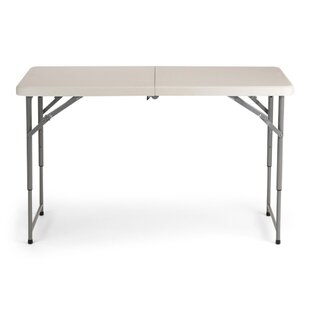 ATLAS COMMERCIAL PRODUCTS 48'' Plastic Rectangular Adjustable Folding Table