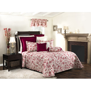 ADAMSTOWN AT HOME Cotton Floral Bedspread