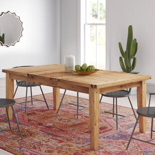 BEACHCREST HOME™ Cumbria Aspen Extension Dining Table with Butterfly Leaf, Antique Natural