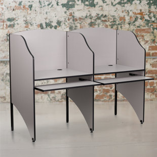 Wright Starter Student Study Carrel/Testing Center Desk by Flash Furniture