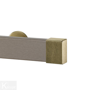 CLAIREDECO Single Curtain Rod