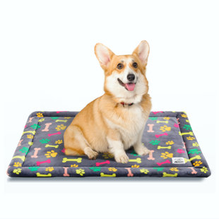 ALLISANDRO Animal Print Polyester Pet Bed