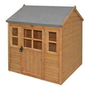 ROWLINSON Little Lodge 4.1' x 3.9' Playhouse