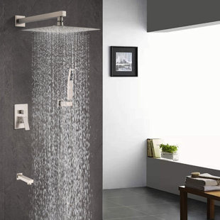 SOUEEUM Complete Shower System with Rough-in Valve
