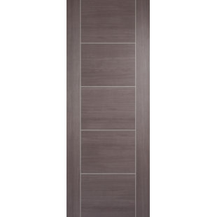 LPD DOORS Vancouver Laminate Medium Grey Internal Door