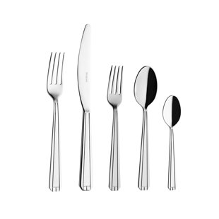 DEGRENNE PARIS Normandy 20 Piece 18/10 Stainless Steel Flatware Set, Service for 4 (Set of 4)