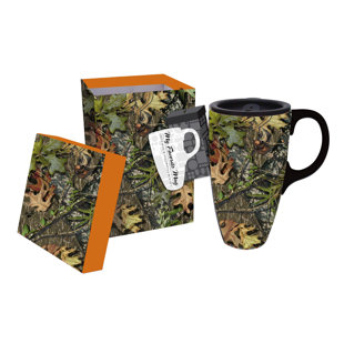 Evergreen Enterprises, Inc Mossy Oak Earthenware Travel Mug