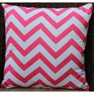 AUBURN TEXTILE Chevron Cotton Throw Pillow