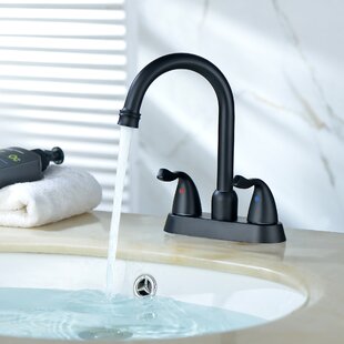 CHEETAH SOURCING Cheetah Centerset Bathroom Faucet with Drain Assembly