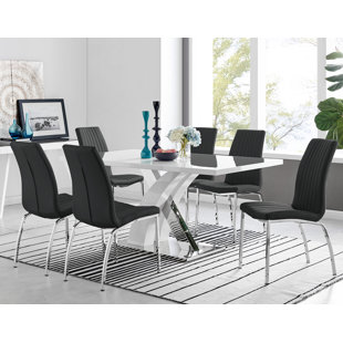 CANORA GREY Essgruppe Marietta mit 6 Stühlen