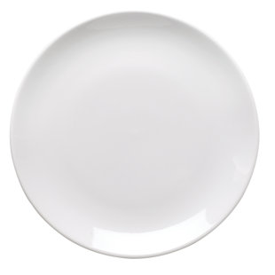 Arcoroc Capitale 9" Round Ceramic Coupe Brunch Plate (Set of 24)