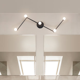 GLOBE ELECTRIC COMPANY Tempo 41'' 5 -Light Swing Arm Track Track Kit with Dimmable
