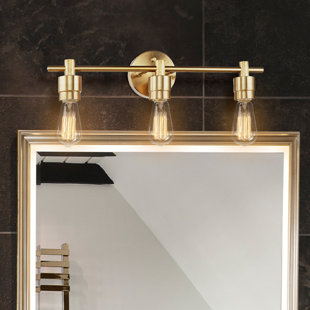 GLOBE ELECTRIC COMPANY Alexandria 5-Piece Matte Brass Bathroom Set