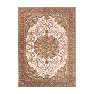 MY MAGIC CARPET Zahara Amber Oriental Flatweave Amber Area Rug