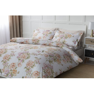 BELLEDORM Aubrey Cotton Floral Duvet Cover Set with Pillowcases