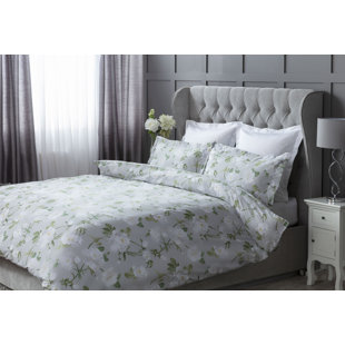 BELLEDORM Mishka Cotton Floral Duvet Cover Set with Pillowcases