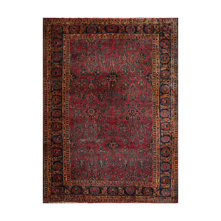 ORIENTAL RUG OF HOUSTON One-of-a-Kind 9'1" X 12'3" Wool Area Rug in