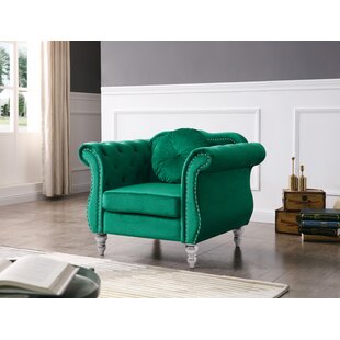 GLORY FURNITURE Hollywood Velvet Armchair