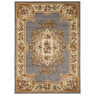 ASTORIA GRAND Lukeson Oriental Brown/Blue Area Rug