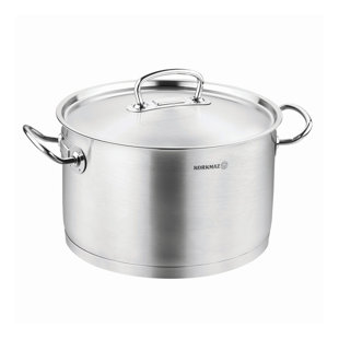 Korkmaz 18/10 Stainless Steel Stockpot with Lid