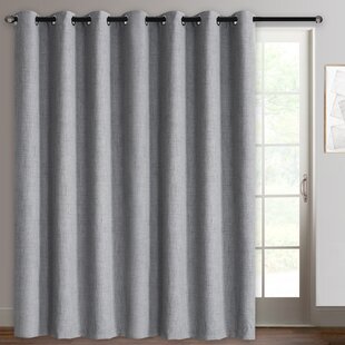 EIDER & IVORY™ Haris Polyester Solid Color Max Blackout Thermal Grommet Single Curtain Panel