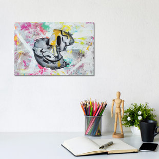 WAYFAIR SAMPLES Happy Money by Chuck Styles - Wrapped Canvas Print