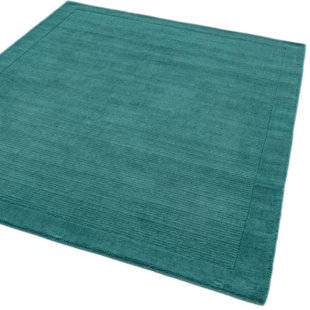 LARK MANOR Ned Solid Colour Wool Hand Woven Area Rug