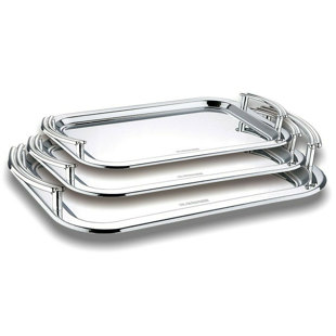 BLAUMANN Stainless Steel Tray - Set of 3