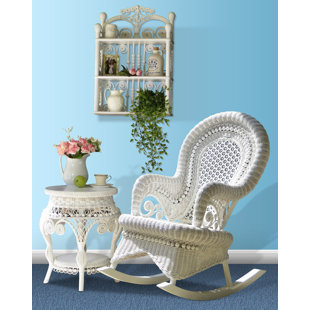 SPICE ISLANDS WICKER Country Wicker Rocking Chair