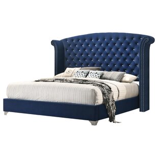 ANDREW HOME STUDIO Chantel Upholstered Wingback Bed