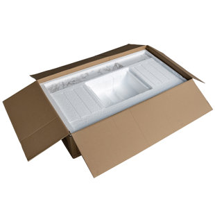 WESTINGHOUSEHOUSEBLANKET 37" Single Bathroom Vanity Top in White with Sink