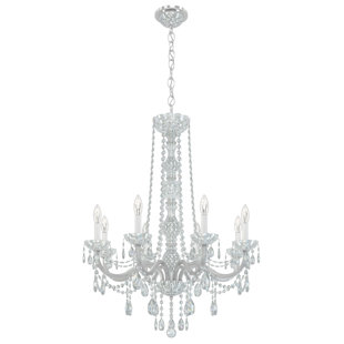 SCHONBEK Arlington 8 - Light Glass Classic / Traditional Chandelier