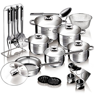 BERLINGER HAUS 27 - Piece Stainless Steel Cookware Set